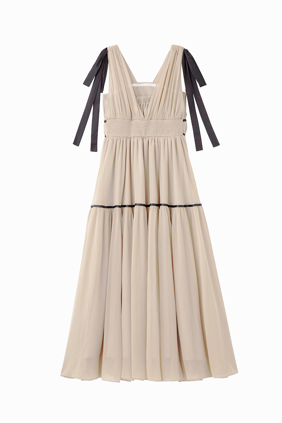 polaura ショルダーリボンシフォンブラウス TOPS – poláura