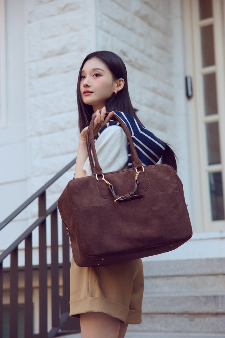 スウェードトラベルボストンバッグ – poláura OFFICIAL ONLINE STORE