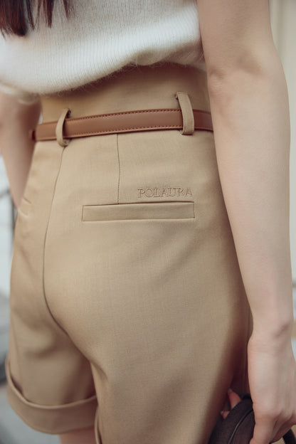 モデル身長：166cm カラー：pants,belt/camel サイズ：M