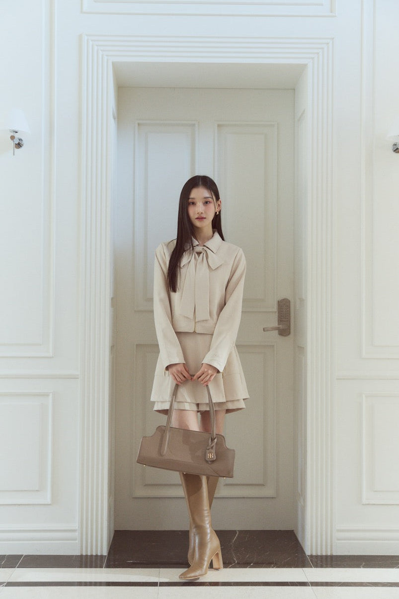 モデル身長：166cm カラー：ivory