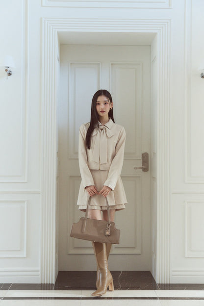モデル身長：166cm カラー：ivory