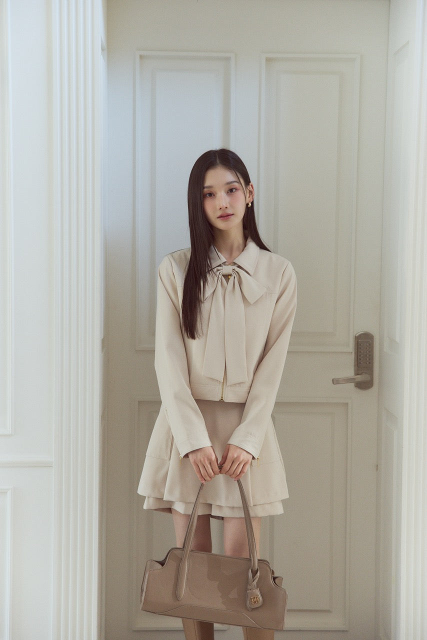 モデル身長：166cm カラー：ivory