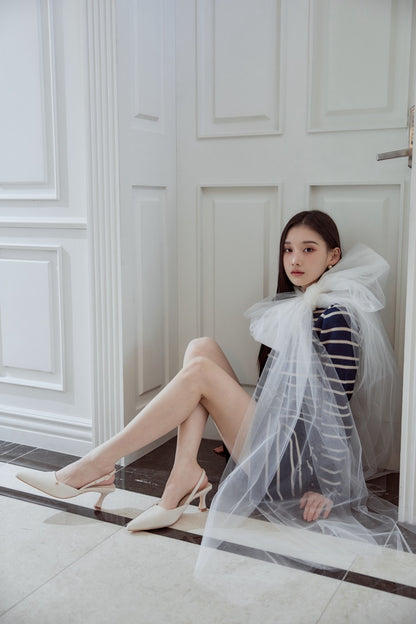 モデル身長：166cm　トップスカラー：navy　ボトムカラー：navy