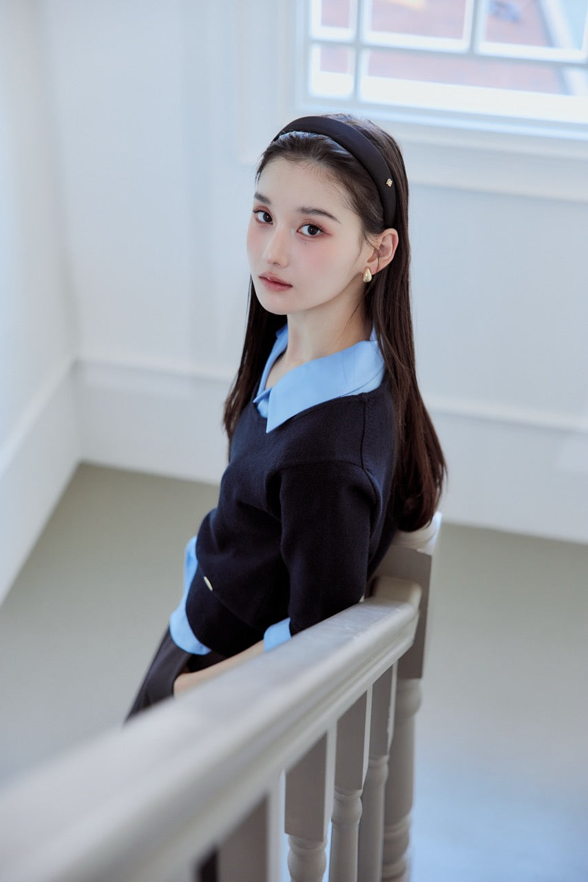 レイヤードニットシャツトップス – poláura OFFICIAL ONLINE STORE