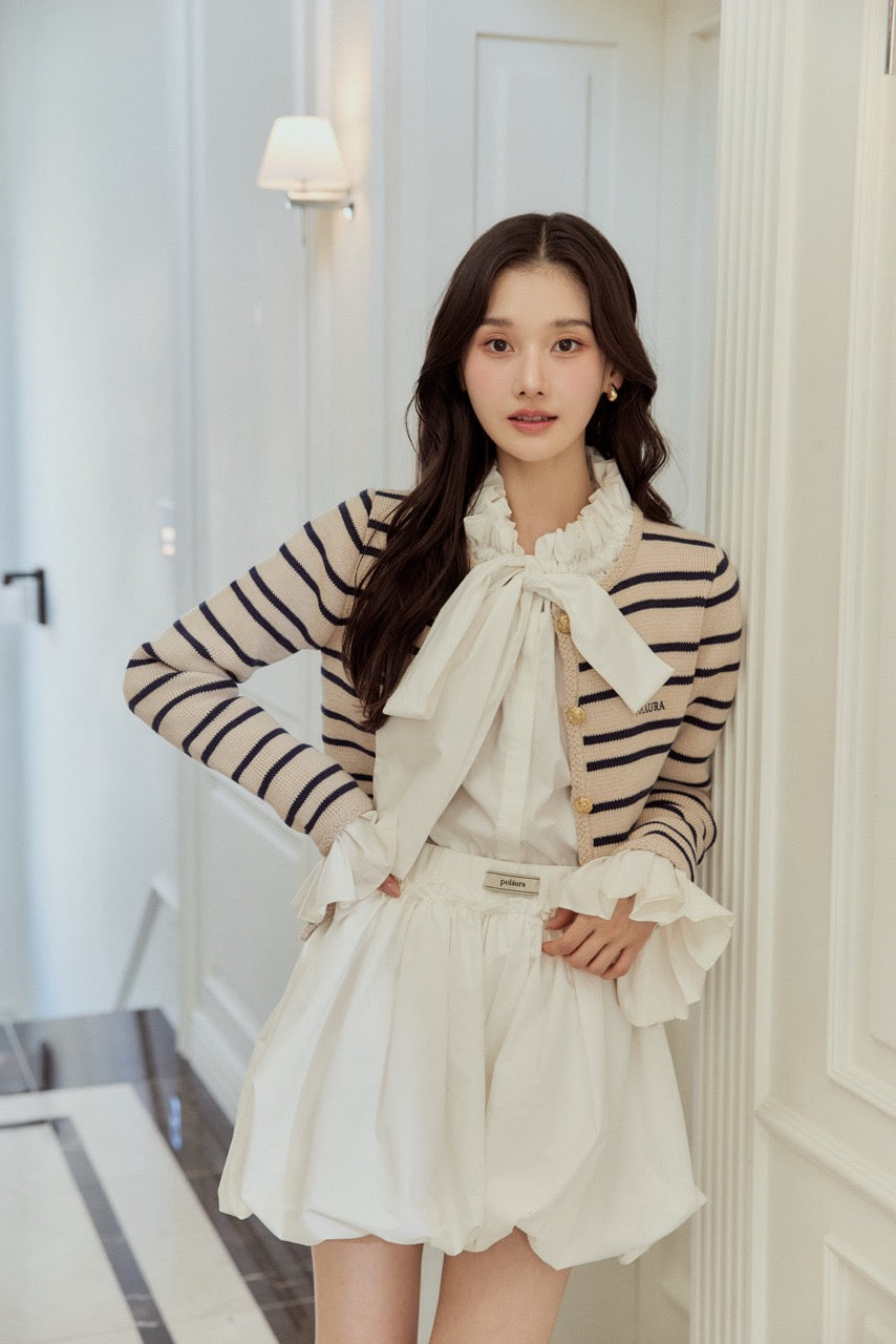 プリーツリボン2WAYブラウス – poláura OFFICIAL ONLINE STORE