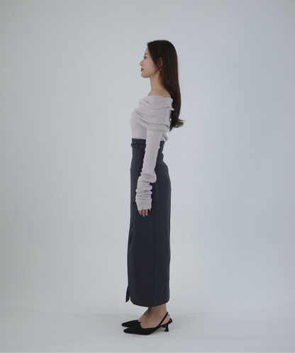 モデル身長：155cm　サイズ：S　カラー：grey