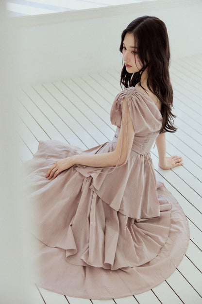 モデル身長：166cm　カラー：pink　サイズ：M