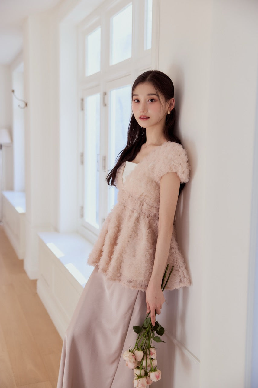 セミフレアサテンスカート – poláura OFFICIAL ONLINE STORE