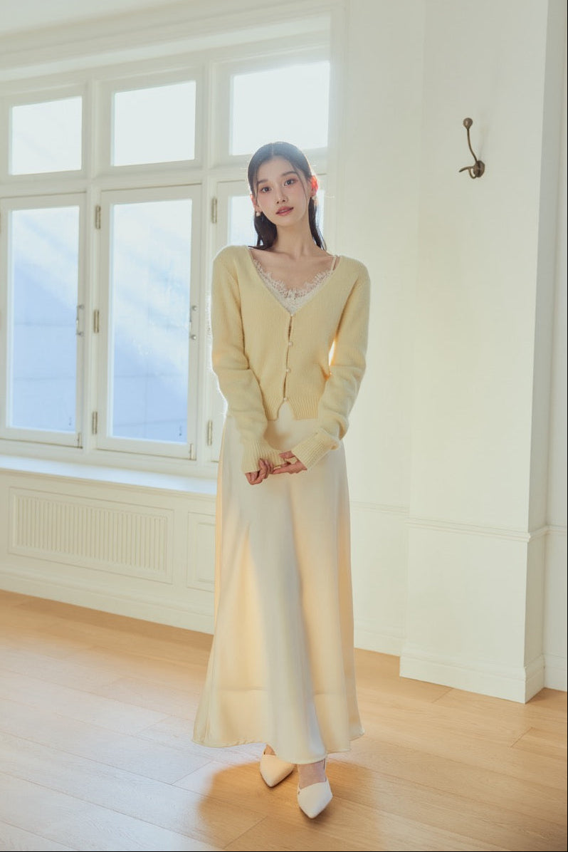 【ポローラ完売品】フェザリーパールニットカーディガンセット フェザリーパールニットカーディガンセット – poláura OFFICIAL ONLINE