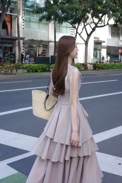 エアリーティアード ビスチェワンピース