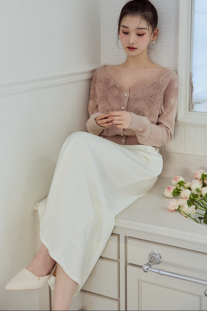 レースフリルカーディガン – poláura OFFICIAL ONLINE STORE