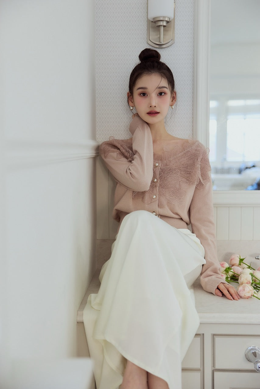 レースフリルカーディガン – poláura OFFICIAL ONLINE STORE