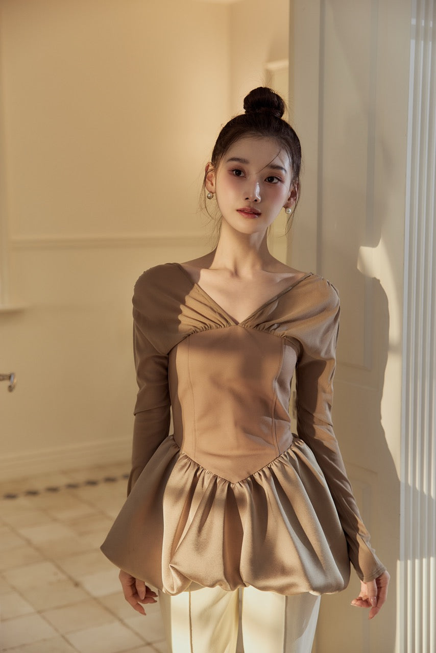 12/7迄限定価格‼️poláura ポローラビスチェドッキングバルーントップス ビスチェドッキングバルーントップス – poláura OFFICIAL ONLINE STORE