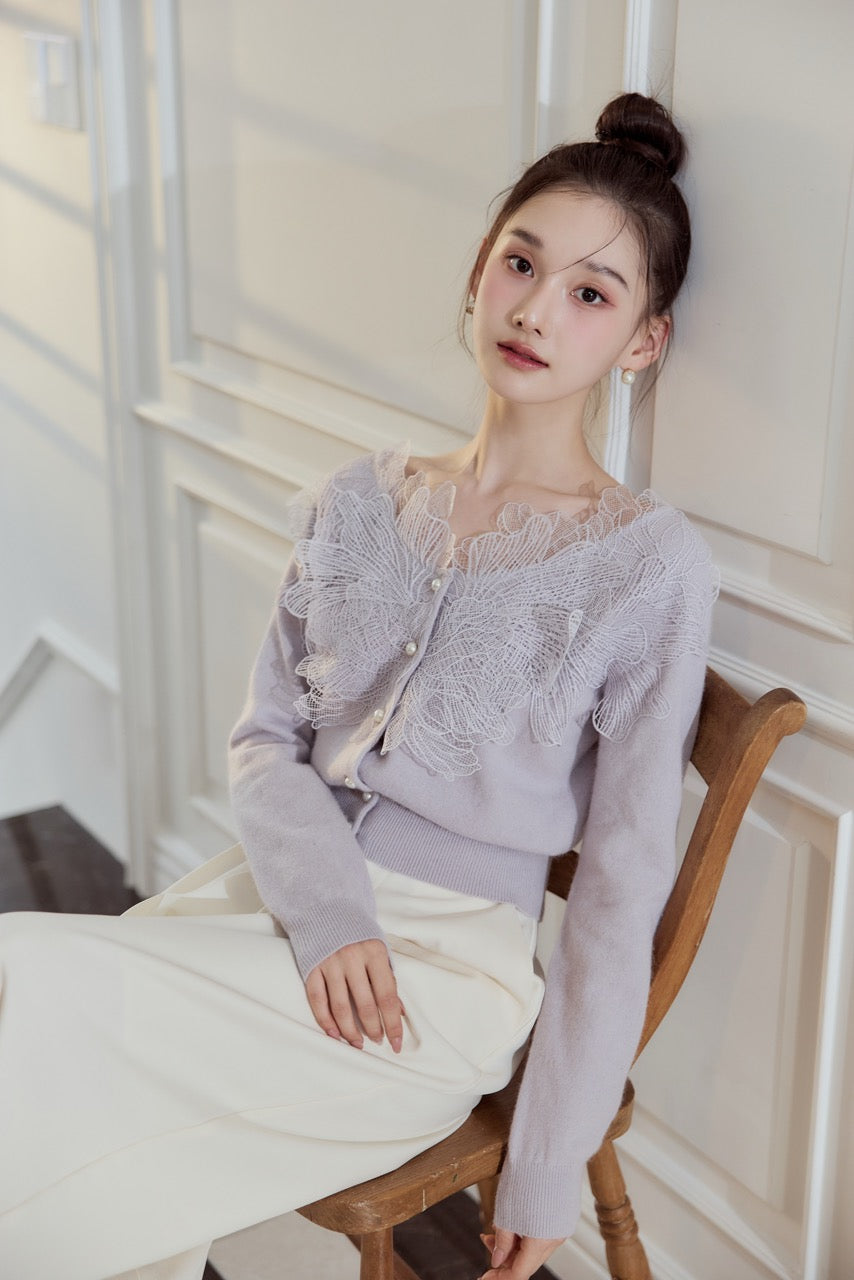 モデル身長：166cm トップスカラー：pale lilac