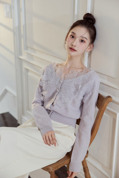 モデル身長：166cm トップスカラー：pale lilac