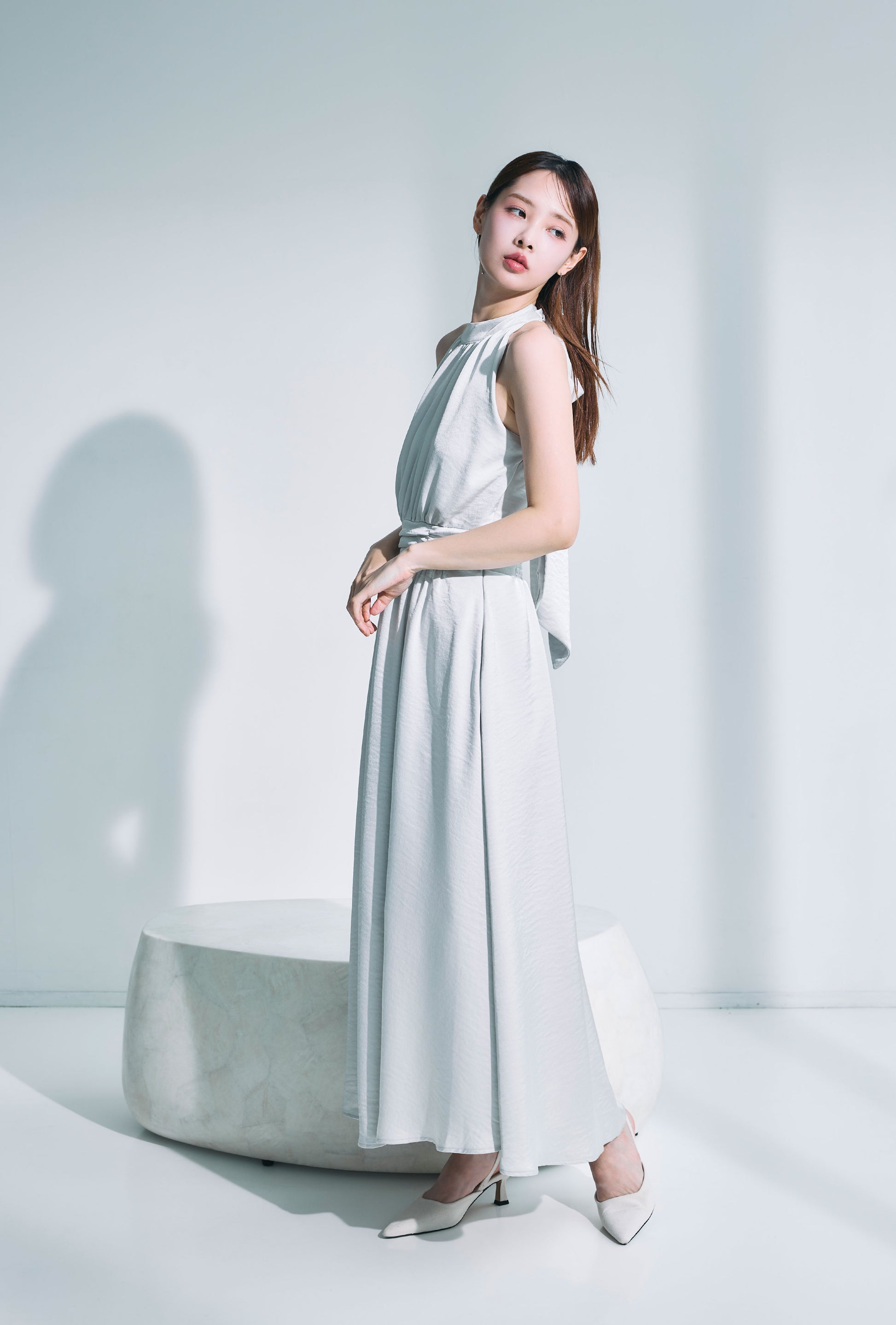 モデル身長：172cm　サイズ：M　カラー：ice grey