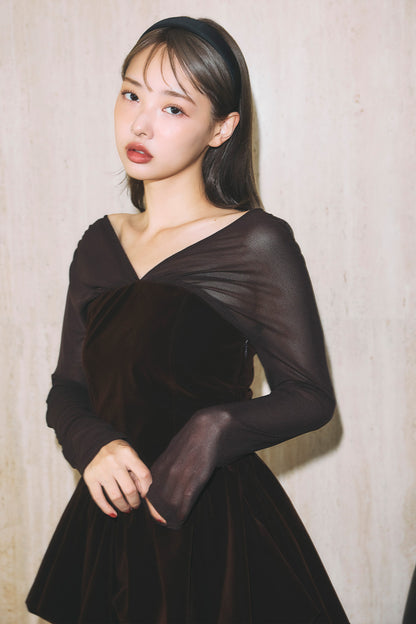 モデル身長：172cm サイズ：FREE カラー：brown