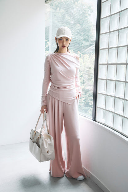 モデル身長：172cm サイズ：FREE カラー：pink
