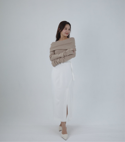 モデル身長：155cm　サイズ：S　カラー：white