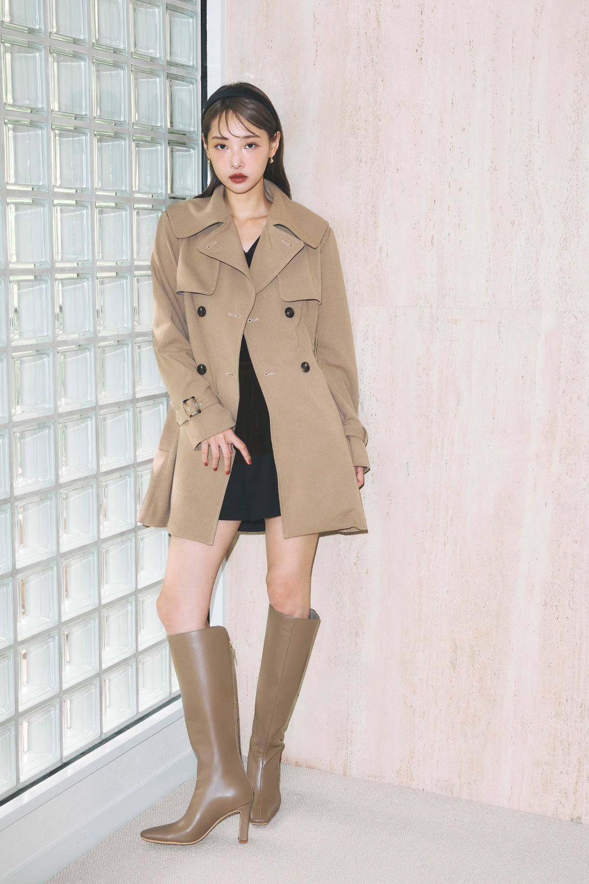 poláura ロゴジップスクエアトゥ ロングブーツ ロゴジップスクエアトゥロングブーツ – poláura OFFICIAL ONLINE