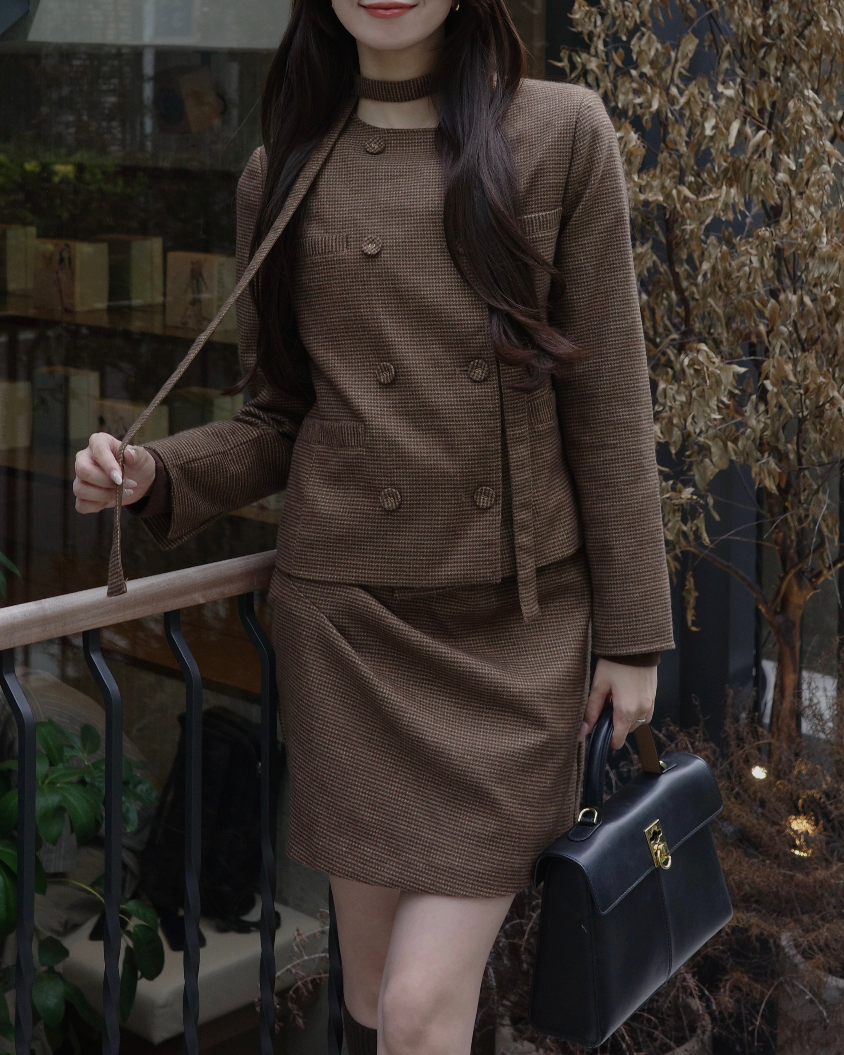 【2025AW】polaura クラシカルチェックタックドレー プスカート M クラシカルチェックタックドレープスカート – poláura OFFICIAL ONLINE