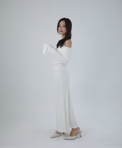 モデル身長：155cm　サイズ：S　カラー：white