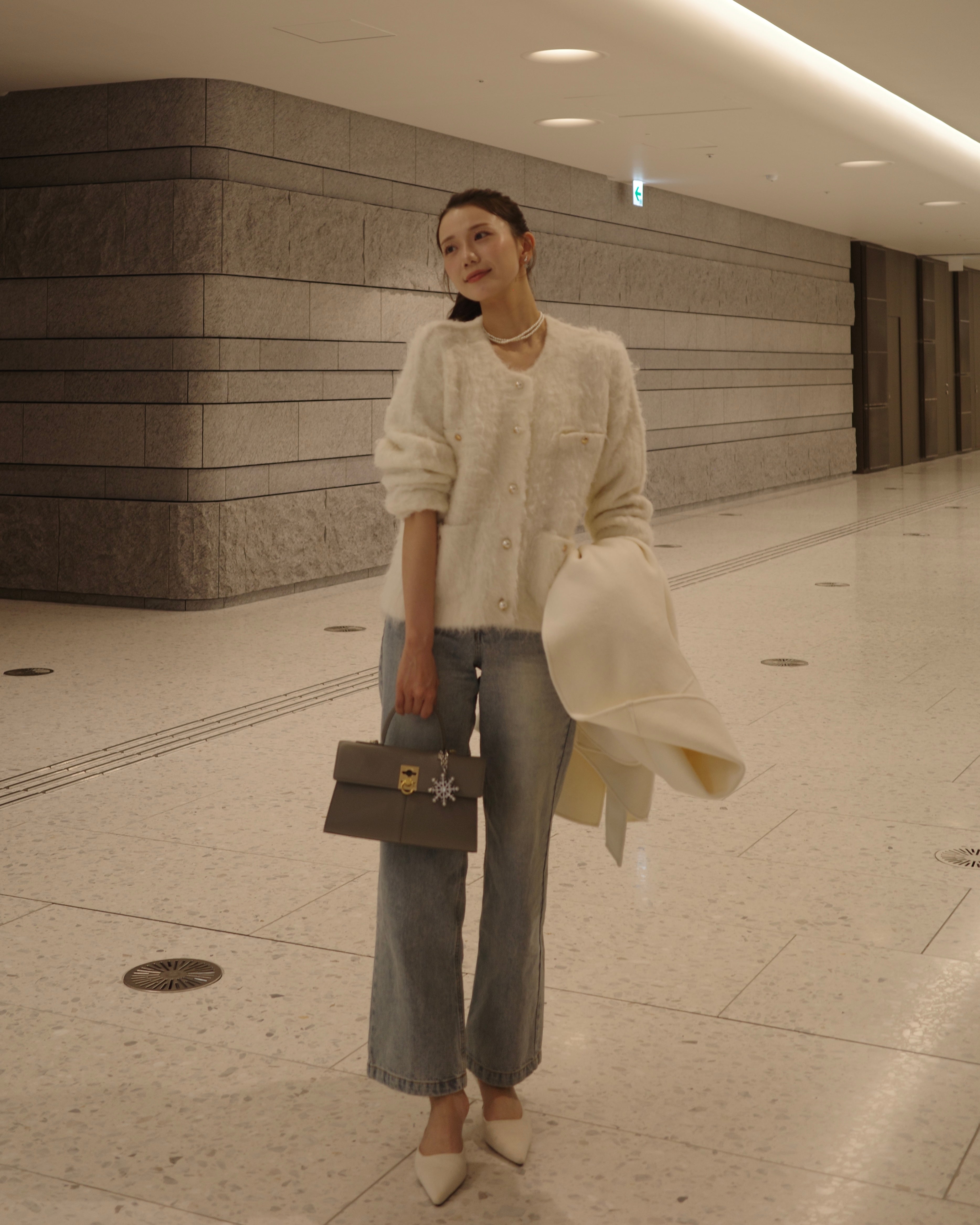 パールボタンアルパカカーディガン – poláura OFFICIAL ONLINE STORE