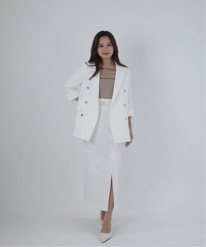 モデル身長：155cm　サイズ：S　カラー：white