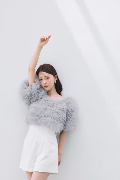 着用モデル：160cm カラー：light grey