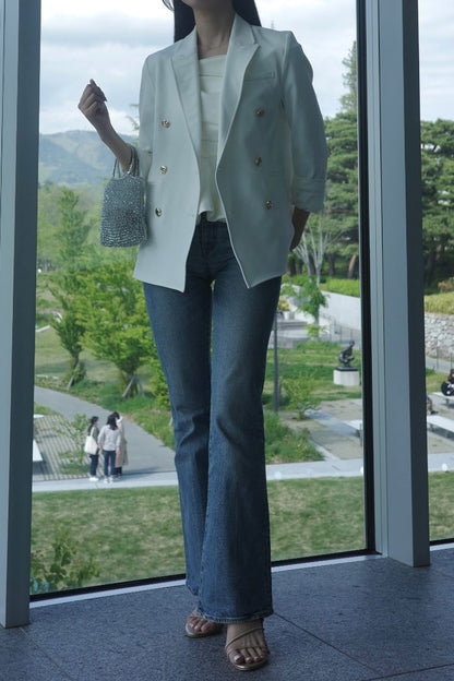 モデル身長：171cm　サイズ：FREE　カラー：white