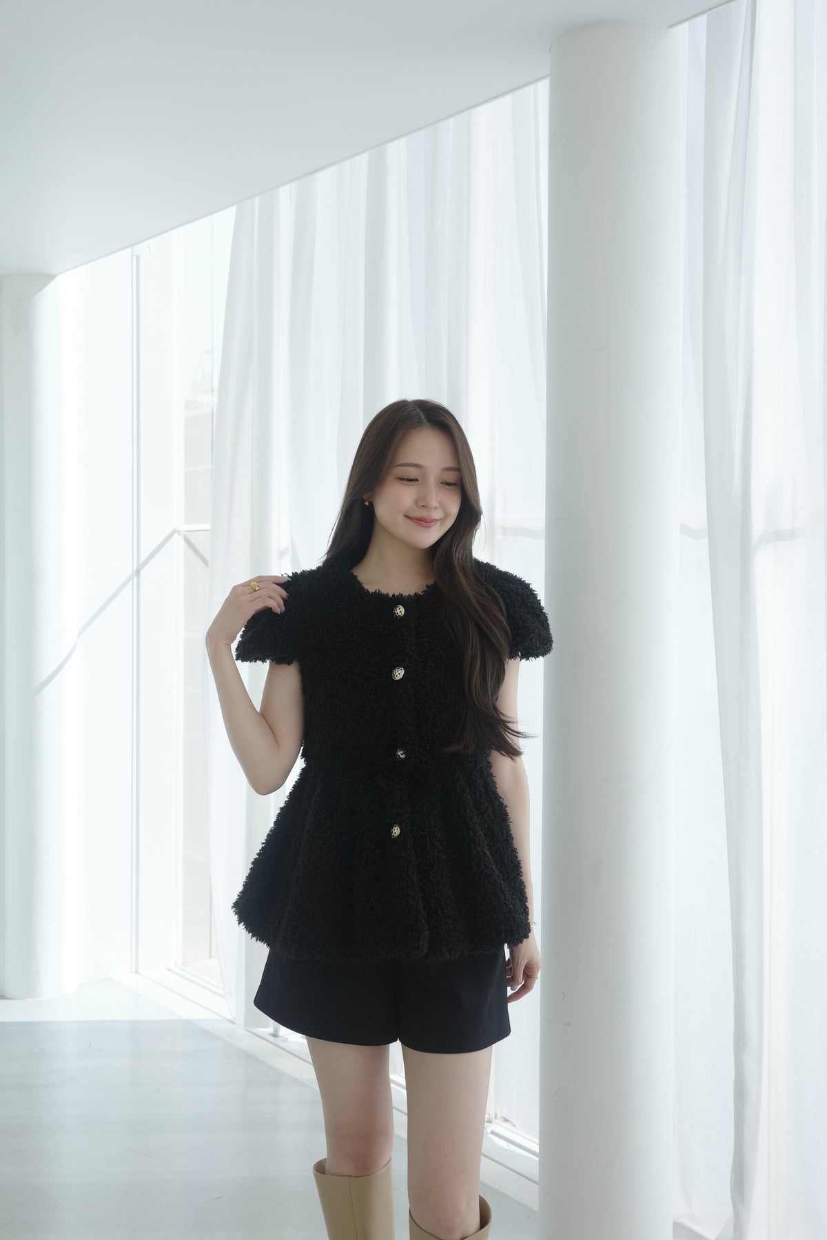 着用モデル:167cm カラー:black