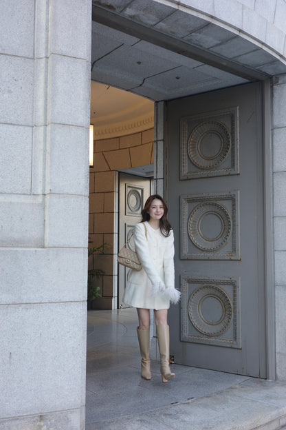 モデル身長：167cm サイズ：Mカラー：offwhite