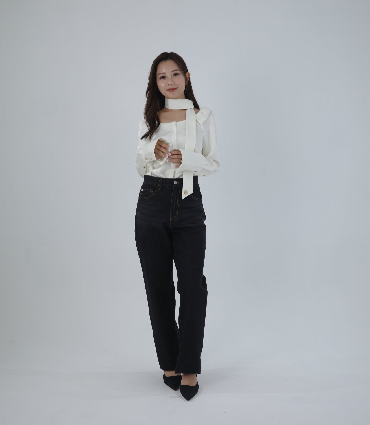 ストレートデニムロールアップ可能 ロールアップストレートデニム – poláura OFFICIAL ONLINE STORE