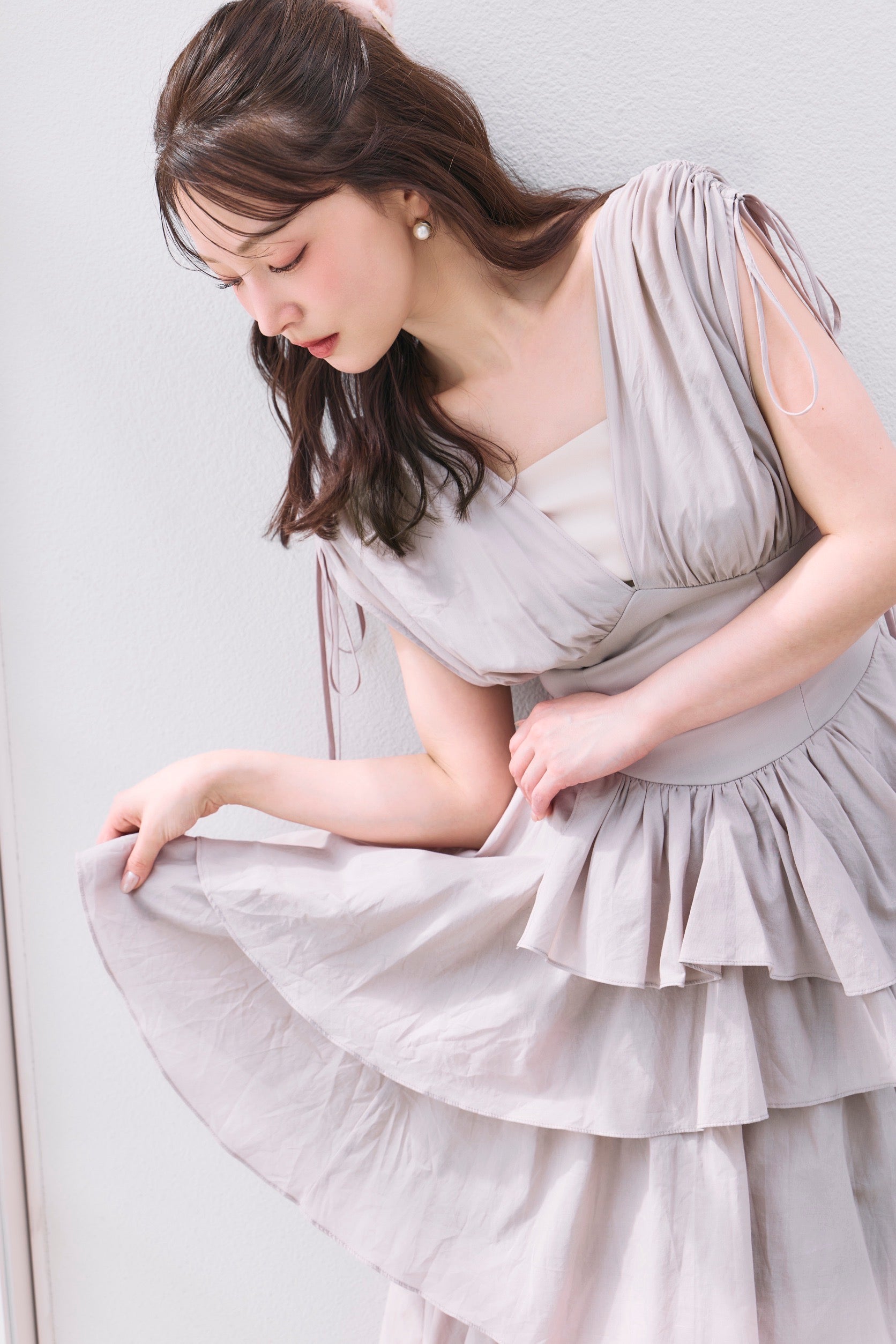 エアリーティアード ビスチェワンピース – poláura OFFICIAL ONLINE STORE