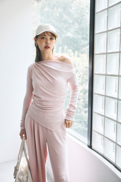 モデル身長：172cm サイズ：MT カラー；pink