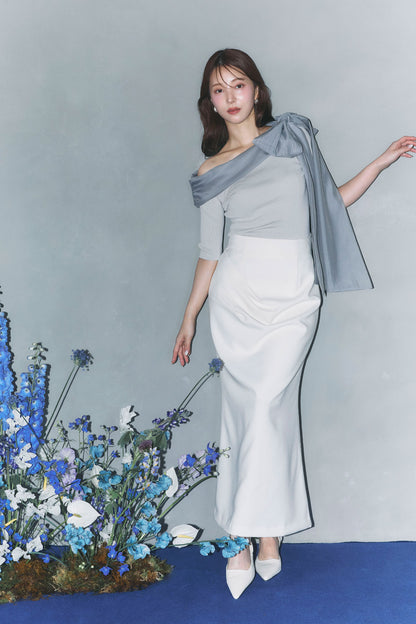 モデル身長：160cm　サイズ：FREE　カラー：ライラック