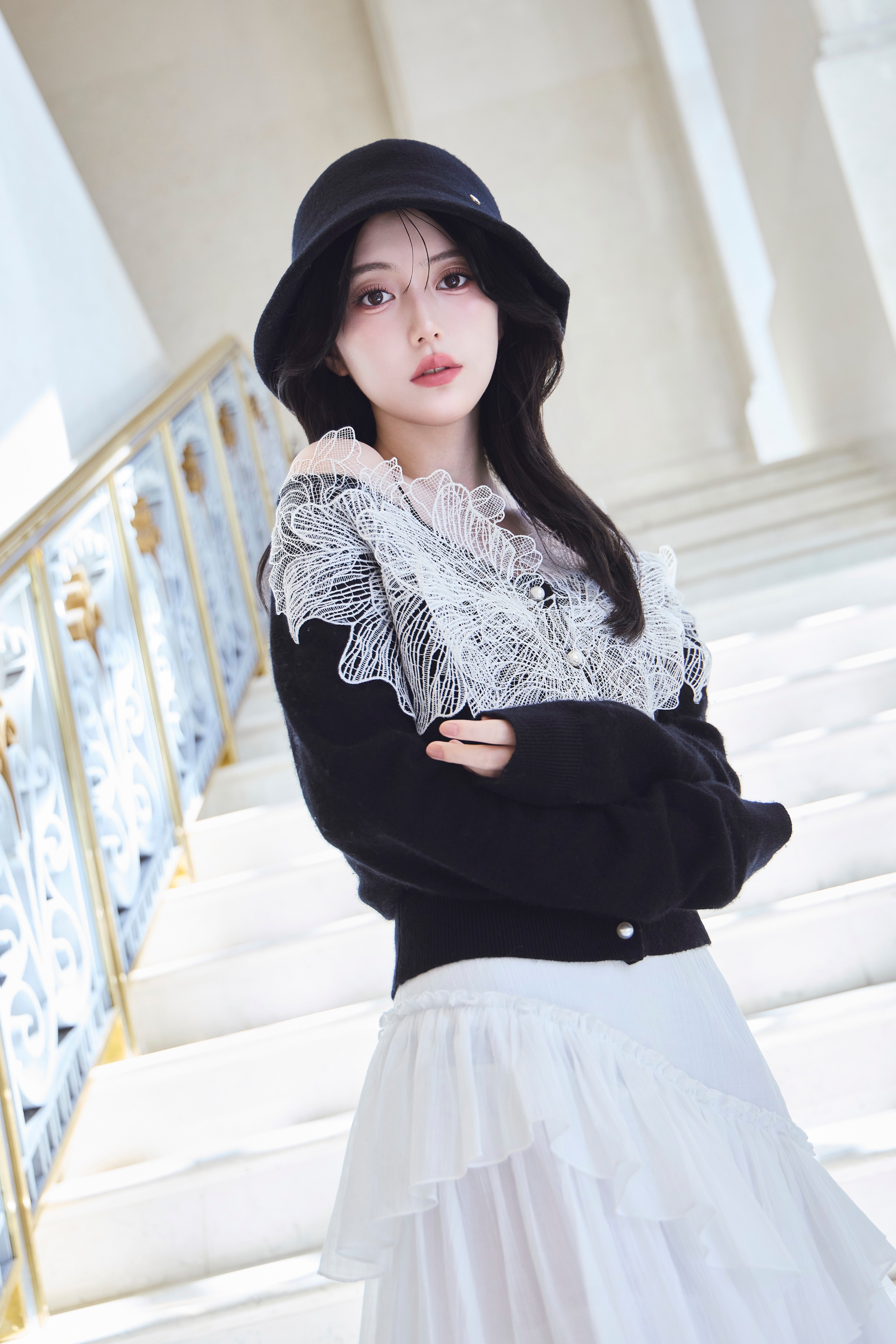 レースフリルカーディガン – poláura OFFICIAL ONLINE STORE