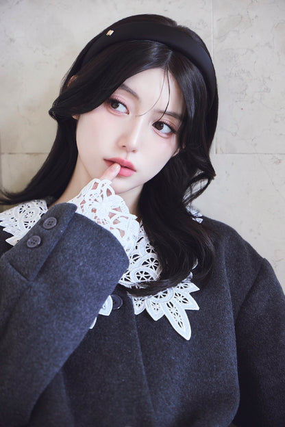 モデル身長：157cm 【アウター】カラー：grey サイズ：MM