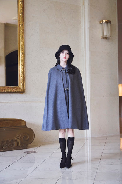 モデル身長：157cm カラー：grey