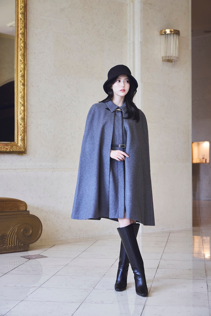 モデル身長：157cm カラー：grey