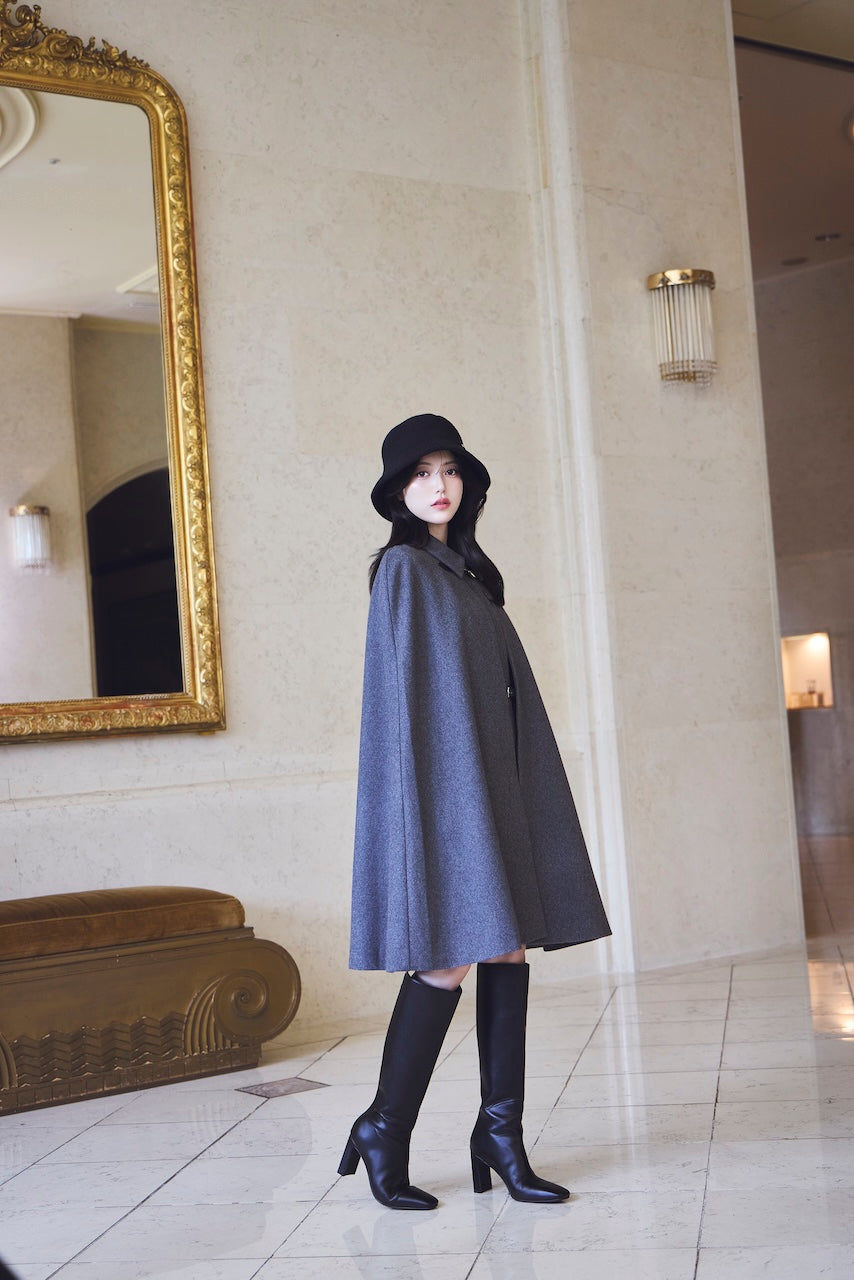 モデル身長：157cm カラー：grey