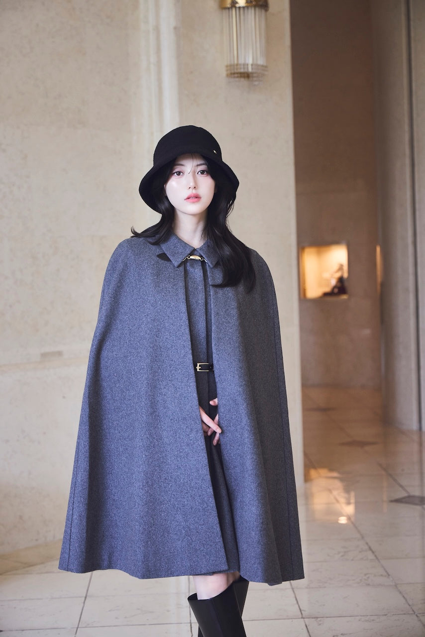 モデル身長：157cm カラー：grey