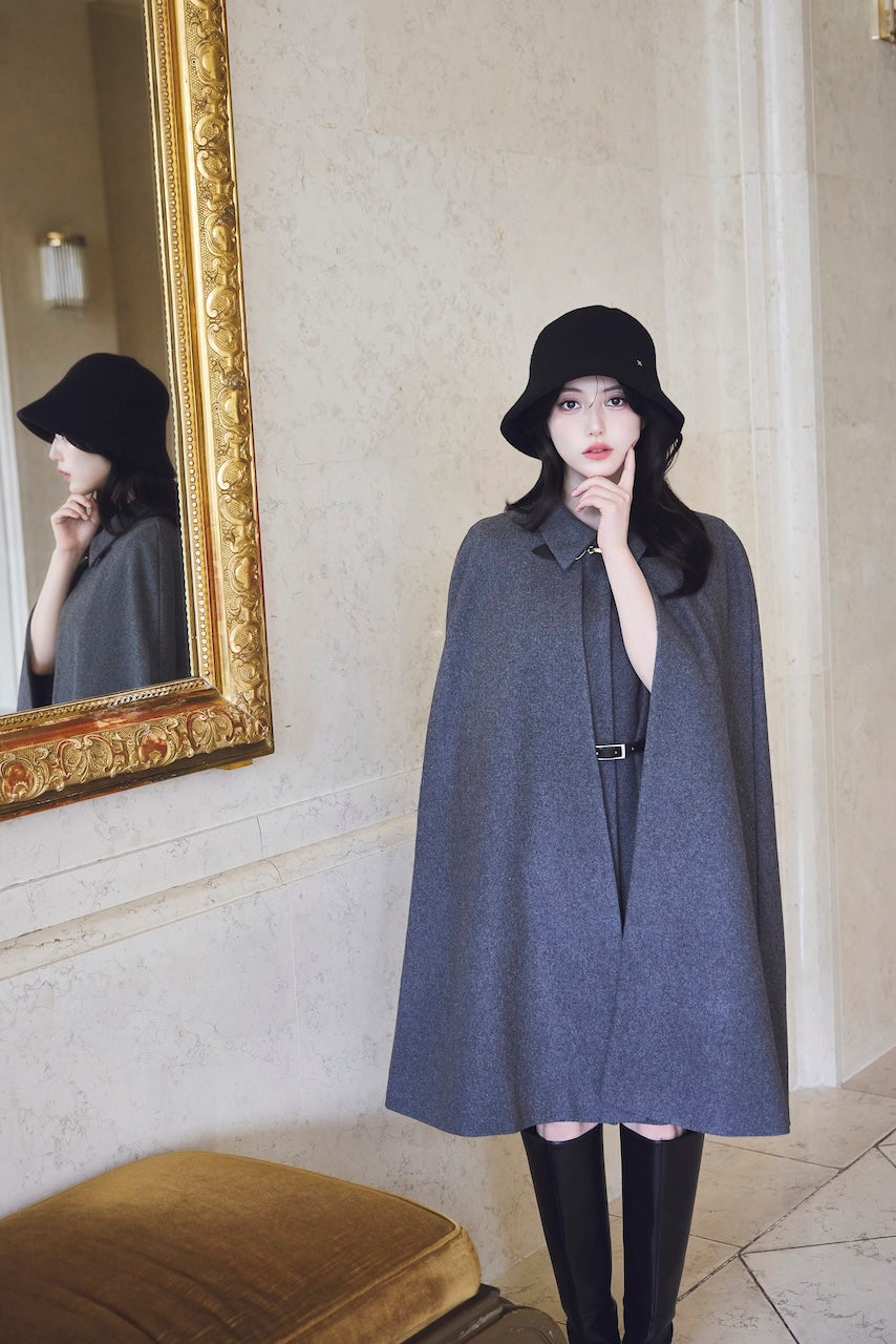 モデル身長：157cm カラー：grey