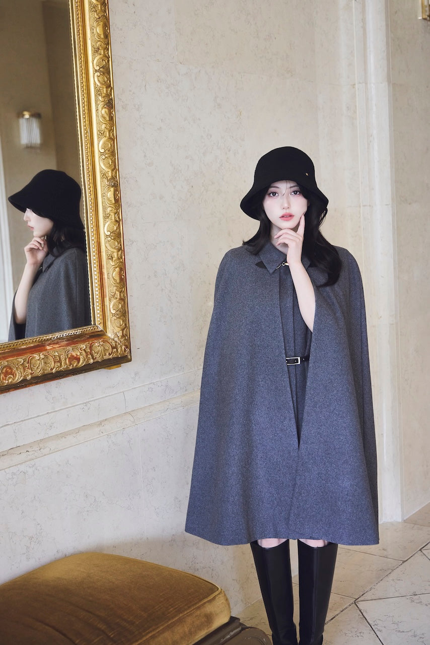 モデル身長：157cm カラー：grey