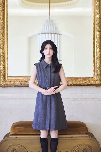 モデル身長：157cm カラー：grey