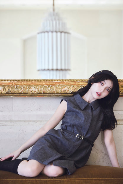 モデル身長：157cm カラー：grey