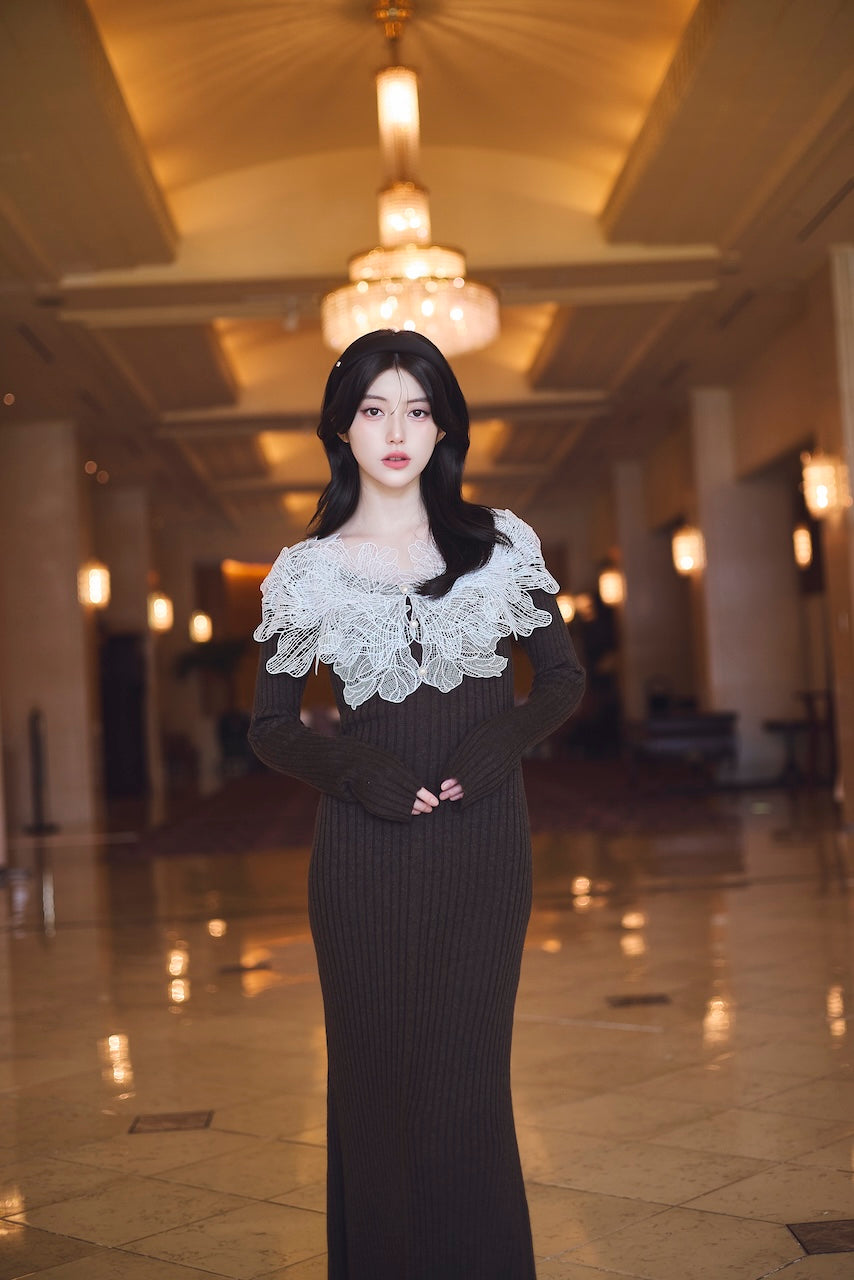 モデル身長：157cm カラー：brown サイズ：SM
