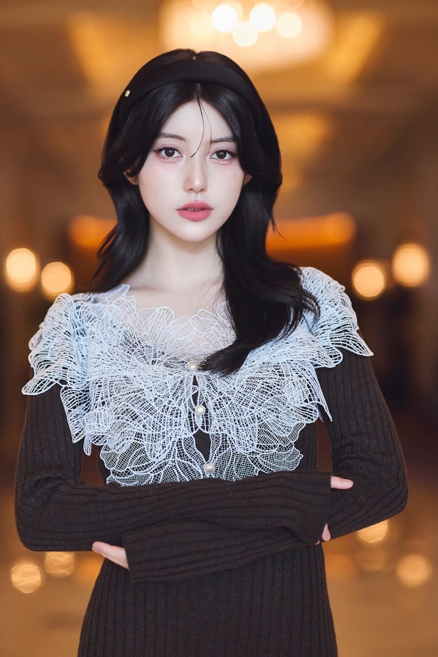 モデル身長：157cm カラー：brown サイズ：SM