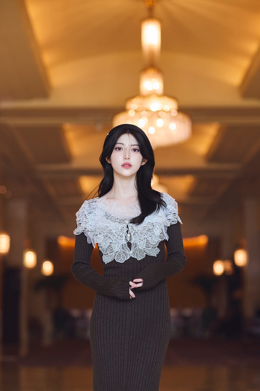 モデル身長：157cm カラー：brown サイズ：SM