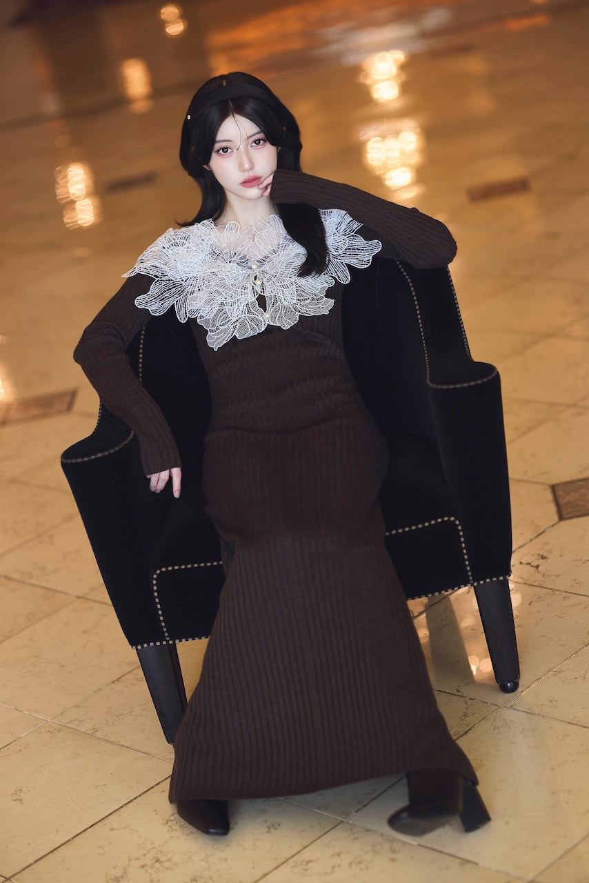 モデル身長：157cm カラー：brown サイズ：SM
